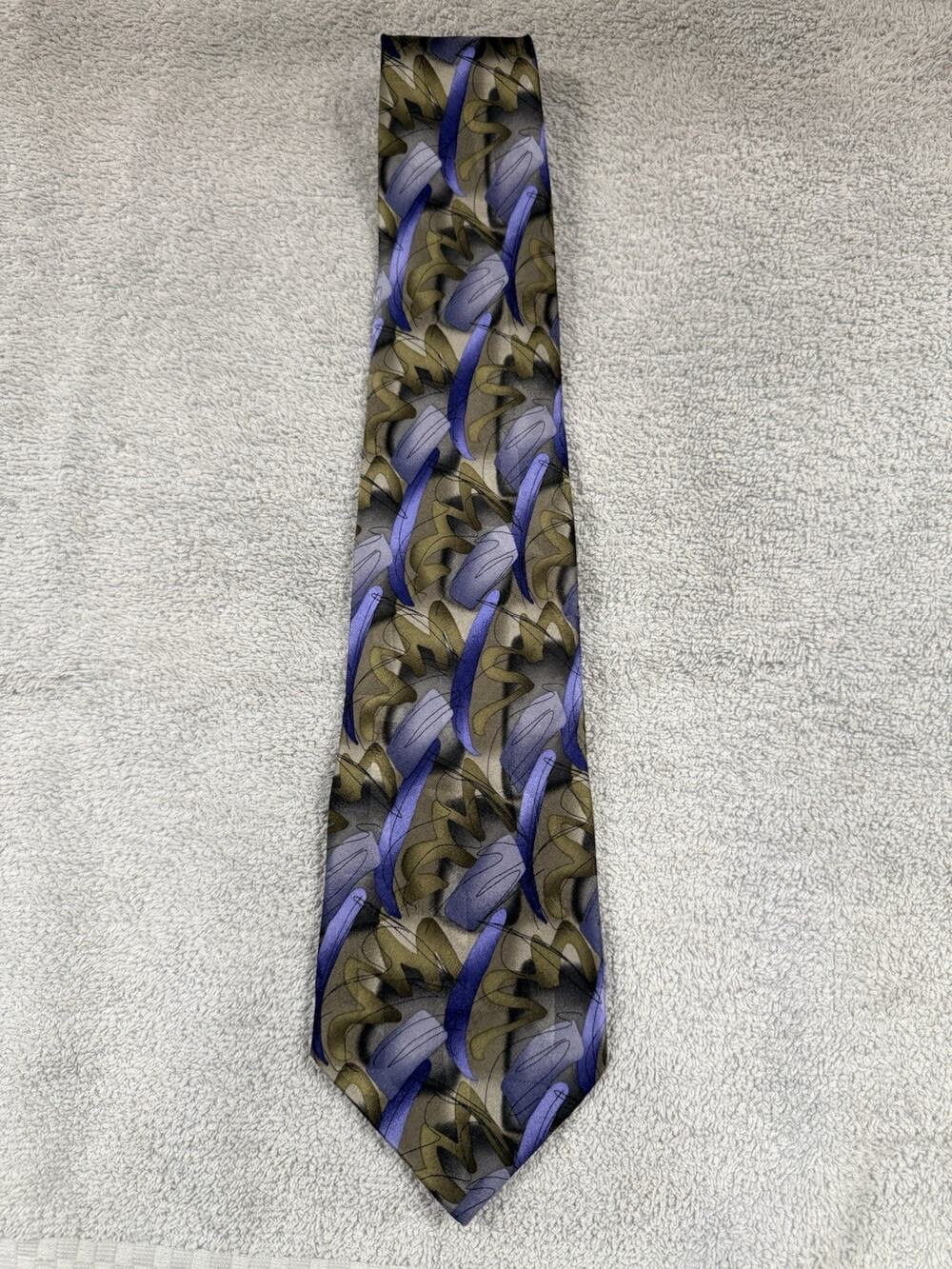 Vintage J Garcia Tie Landscape D Collection Twenty-Eight Abstract Silk Necktie